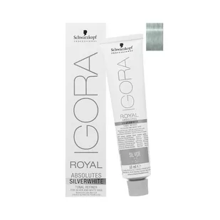 Schwarzkopf Igora Royal Silverwhite Silver farba do wosów srebrna 60 ml - Farby do włosów i szampony koloryzujące - miniaturka - grafika 1