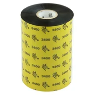Taśmy do drukarek barwiące - Taśma termotransferowa Zebra 3400 174mm x 450m 1" woskowo-żywiczna (03400BK17445) black - miniaturka - grafika 1