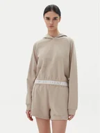 Bluzy damskie - EA7 Emporio Armani Bluza 7W000277 AF12501 U6155 Beżowy Regular Fit - miniaturka - grafika 1