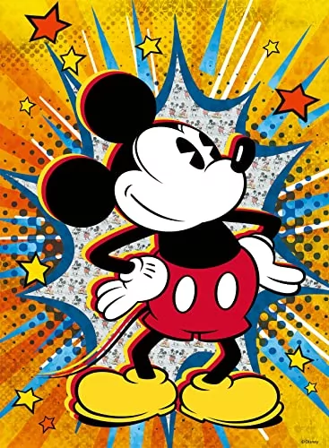 Ravensburger Puzzle 80528 80528-Disney Mickey Mouse-500-częściowy puzzle dla dorosłych i dzieci od 12 lat