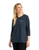 Koszulki i topy damskie - Jack Wolfskin Koszulka damska Crosstrail 3|4 T W - miniaturka - grafika 1