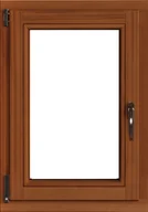 Okna - Lupol 2-szybowe fasadowe lakier kolor afromozja O4 RU 565x835 mm - miniaturka - grafika 1