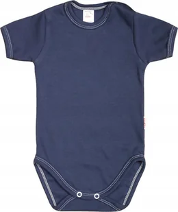 Body KRÓTKI rękaw GRANAT r 62 KLEKLE - Body dla niemowląt - miniaturka - grafika 1