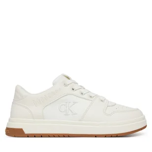 Sneakersy Calvin Klein Jeans Low Cut Lace-Up Sneaker V3X9-82093-1697 Biały - Buty dla chłopców - miniaturka - grafika 1