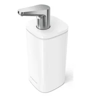 Mydelniczki i dozowniki mydła - Simplehuman Akcesoria łazienkowe - Stojący dozownik mydła w kolorze białym KT1193 - miniaturka - grafika 1