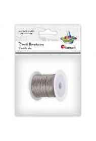 Drucik florystyczny 0,3mm 20m srebrny - Zabawki kreatywne - miniaturka - grafika 1