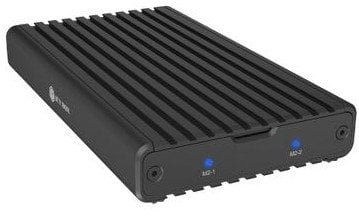 2-bay M.2 PCIe NVMe enclosure, USB 3.2 Gen2x2, toolless IB-2817M-C32