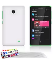 Etui i futerały do telefonów - Nokia Ultraflache harte Schutzhülle X [Le Pearls Premium] [Weiss] von MUZZANO + 3 Display-Schutzfolien UltraClear + STIFT und MICROFASERTUCH MUZZANO GRATIS - Das ULTIMATIVE, ELEGANTE UND LANGLEBIGE S - miniaturka - grafika 1