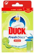 Środki do WC - Duck FRESH DISCS LIME DUO - ŻelOWE KRĄŻKI 2X36ML (644698) - miniaturka - grafika 1