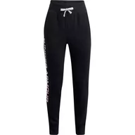 Spodnie i spodenki dla dziewczynek - Spodnie dresowe dziewczęce Under Armour Rival Fleece Joggers - miniaturka - grafika 1