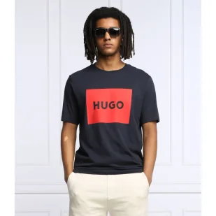 HUGO T-shirt Dulive222 | Regular Fit - Koszulki męskie - miniaturka - grafika 1