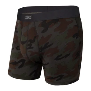 Bokserki oddychające męskie SAXX DAYTRIPPER Boxer Brief Fly z rozporkiem kamuflaż - czarne - Majtki męskie - miniaturka - grafika 1