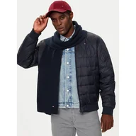 Apaszki i szaliki damskie - Szalik Tommy Hilfiger Flag AM0AM12847 Granatowy - miniaturka - grafika 1