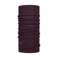 Czapki i chusty sportowe damskie - Chusta wielofunkcyjna z wełny merynosów Buff Merino Lightweight Solid Deep Purple - miniaturka - grafika 1