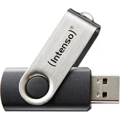 Nośniki danych - Intenso Basic Line pamięć USB 64 GB USB Typu-A 2.0 Czarny, Srebrny, Nośnik Pendrive USB - miniaturka - grafika 1