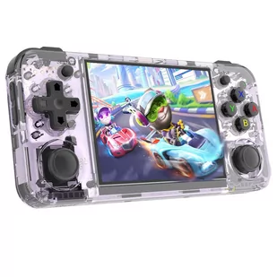 ANBERNIC RG35XX H Game Console 64GB 5000  Games - Purple - Konsole i gry retro - miniaturka - grafika 1