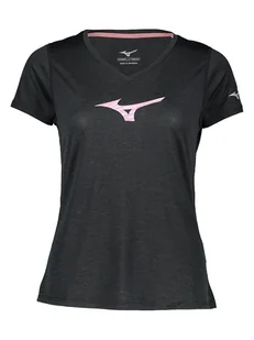 Mizuno Koszulka sportowa "Impulse Core" w kolorze czarnym - Koszulki i topy damskie - miniaturka - grafika 1
