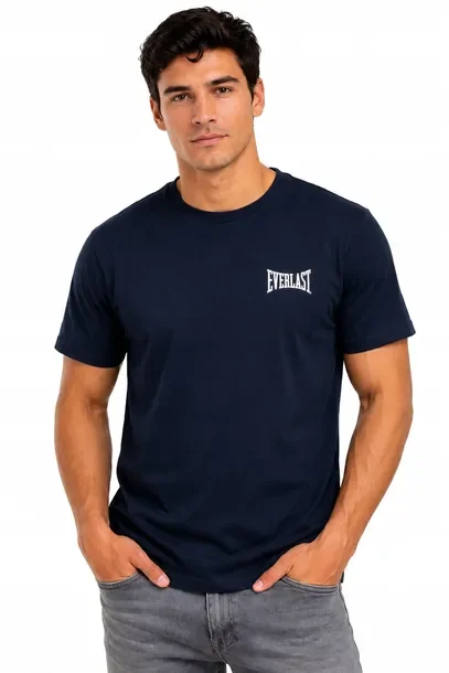 Everlast Koszulka Męska T-shirt Granatowa R.xl