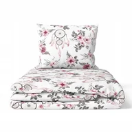 Pościel - ﻿Pościel 160x200cm 2x70x80cm Łapacze bordowo-szare - miniaturka - grafika 1