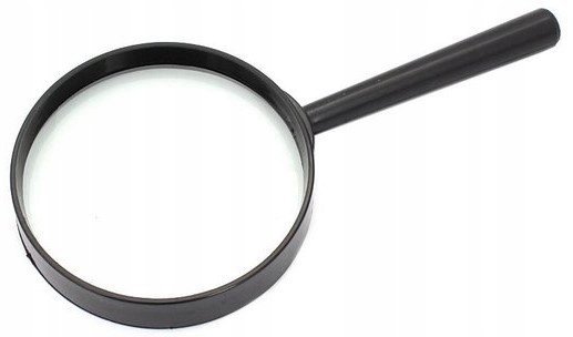 LUPA KLASYCZNA RĘCZNA SZKŁO POWIĘKSZAJĄCE SOCZEWKA