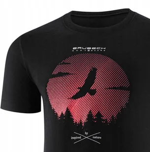 SS1265M Koszulka męska z krótkim rękawem OUTDOOR WOOL PRO czarny XXL - ORZEŁ 1 - Koszulki męskie - miniaturka - grafika 1