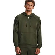 Bluzy sportowe męskie - Bluza treningowa męska Under Armour Ua Rival Fleece Hoodie - miniaturka - grafika 1