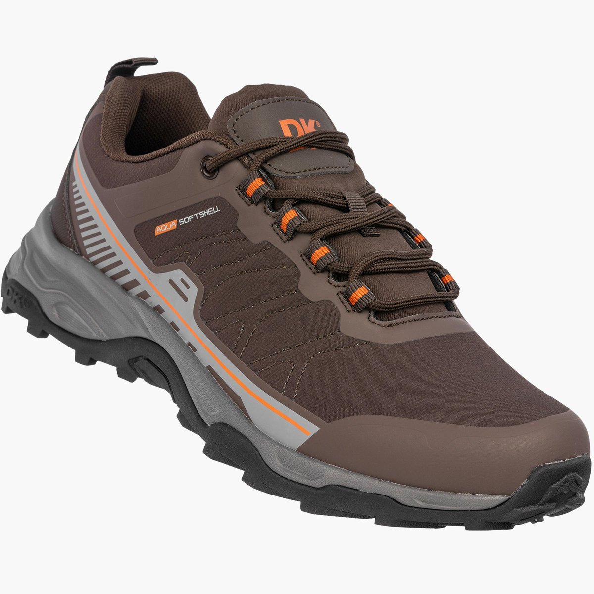 Sneakersy Męskie Buty Sportowe Niskie Półbuty Softshell Brązowe DK FALER 43