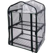 Szklarnie ogrodowe - ProGarden Szklarnia balkonowa GREENHOUSE 80 cm 2 poziomy CE6500020 - miniaturka - grafika 1
