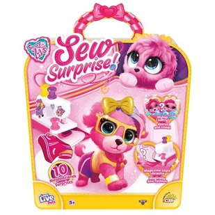 Little Live Pets. Maskotka Sew Surprise róż - Cobi - Maskotki i pluszaki - miniaturka - grafika 1
