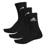 Skarpetki męskie - Skarpetki adidas  Cush Crew Black 3 Pack  S - miniaturka - grafika 1