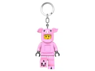 Breloczki dla dzieci - LEGO KE212 Brelok z latarką Świnka - miniaturka - grafika 1