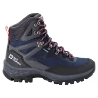 Buty trekkingowe damskie - Damskie Buty JACK WOLFSKIN REBELLION GUIDE TEXAPORE MID W 4053801-1227 – Granatowy - miniaturka - grafika 1
