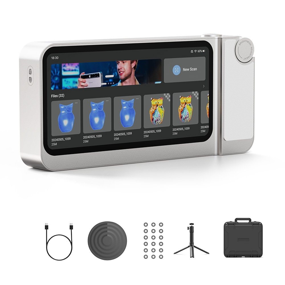 3DMakerpro Toucan Premium 3D Scanner 0 03mm Accuracy Standalone All-in-One Dual FOV 135×185–1000×750mm 48MP Color 6600 1297510EUDF