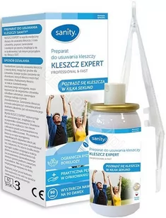 Sanity Preparat do usuwania kleszczy KLESZCZ EXPERT 9ml - Inne akcesoria do pielęgnacji dzieci - miniaturka - grafika 2