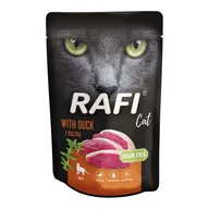 Mokra karma dla kotów - Dolina Noteci RAFI Cat Adult z kaczką 100g 53247-uniw - miniaturka - grafika 1