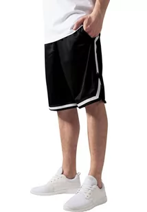 krótkie spodenki STRIPES MESH SHORTS blk/blk/wht-S - Spodenki męskie - miniaturka - grafika 1