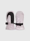 Rękawiczki dla dzieci - Dziecięce rękawiczki polarowe 4F 4FJWAW25AGLOU157 - fioletowe - 4F JUNIOR - miniaturka - grafika 1