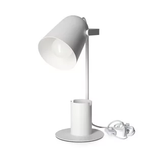 Lampka biurkowa MILO biała z ruchomym kloszem - Lampy stojące - miniaturka - grafika 1