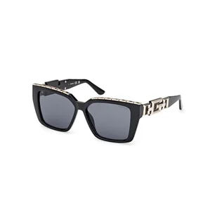 Guess GU7915 Okulary przeciwsłoneczne, Kobiety, Shiny Black (czarny), Jeden rozmiar - Okulary przeciwsłoneczne - miniaturka - grafika 1