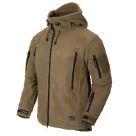Odzież taktyczna i umundurowanie - Bluza Polar Helikon-Tex PATRIOT z kapturem Double Fleece - Coyote XL - miniaturka - grafika 1