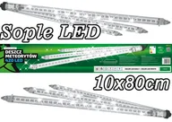 Oświetlenie świąteczne - Multimix.pl Sople LED zewnętrzne 10 tub po 80 cm sznur 27 m efekt płynięcia 420 LED Zewnętrzne lampki choinkowe LED NR 1764 Niebieski - miniaturka - grafika 1