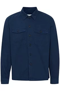 Koszule męskie - Blend Męska koszula overshirt, 194024 / Dress Blues, XL, 194024/Dress Blues, XL - grafika 1