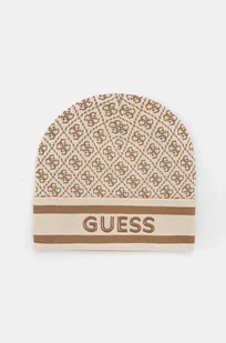 Guess czapka SEVYN kolor beżowy  W4BZ21 Z3JD2 - Czapki damskie - miniaturka - grafika 1