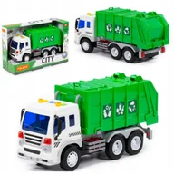 Zabawki zdalnie sterowane - ŚMIECIARKA AUTO POJAZD z NAPĘDEM ŚWIATŁO DŹWIĘKI - miniaturka - grafika 1