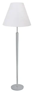 Szara drewniana lampa stojąca z abażurem - S240 C0-F96 - Lampy stojące Szara drewniana lampa stojąca z abażurem - S240 C0-F96 - Lampy stojące - miniaturka - grafika 1