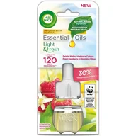 Odświeżacze powietrza - Air Wick Essential Oils wkład do elektrycznego odświeżacza Świeże Maliny i Kwitnące Cytrusy 19ml - miniaturka - grafika 1