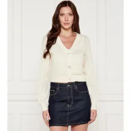 Swetry damskie - GUESS Kardigan LYLA | Regular Fit - miniaturka - grafika 1