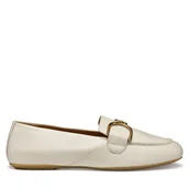 Półbuty damskie - Loafersy Geox D Palmaria D45MUJ 000TU C1122 Beżowy - miniaturka - grafika 1