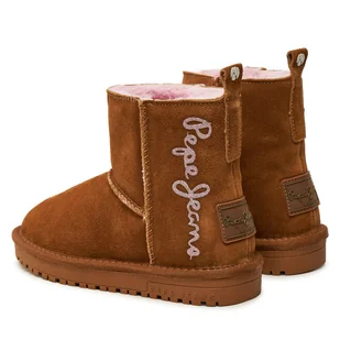 Śniegowce Pepe Jeans PGS50199 Brązowy - Buty dla dziewczynek - miniaturka - grafika 1