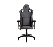 Fotele gamingowe - Aqirys Fenrir XL Gamingowy do 140kg Tkanina Szaro-czarny - miniaturka - grafika 1